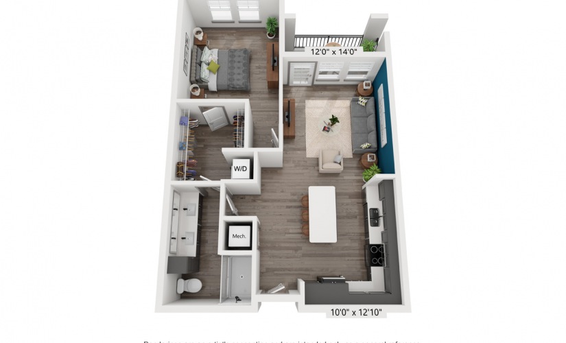 Studio, 1, 2 & 3 Bedroom Floorplans | The Westerly Apartment Homes in ...