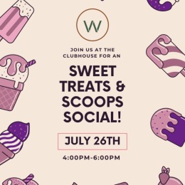 ๐ฆExciting News! Join us for a sweet treat at The Westerly's Ice Cream Social! ๐จ
๐
 Date: July 26, 2024
๐ Time: 4:00 PM - 6:00 PM
๐ Location: The Westerly Club House
Indulge in delicious ice cream, mingle with neighbors, and enjoy a fun-filled evening of community bonding. Bring your friends and family along for a delightful summer gathering! See you there! Instagram post from @westerlyapartments on July 23, 2024 07:42:15am